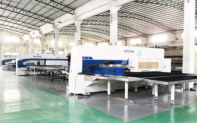 Guangzhou Ousilong Building Technology Co., Ltd linea di produzione in fabbrica