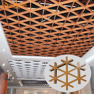 Il profilo di alluminio del triangolo speciale di progettazione il sistema falso decorativo del soffitto di griglia del metallo del controsoffitto