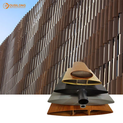 Feritoia di alluminio di costruzione commerciale del parasole del metallo per il rivestimento della parete esterna