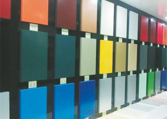 PVDF lavabile ha ricoperto la decorazione interna di alluminio dei pannelli di parete, spessore di 2.0mm 2.5mm 3.0mm