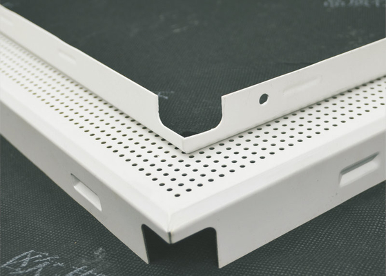 Clip quadrata in lega di alluminio perforata dei pannelli per soffitti per il centro espositivo