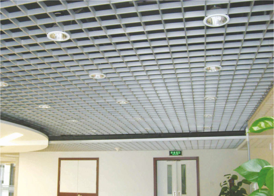 emulsione del soffitto di griglia del metallo/soffitto quadrati dell'interno griglia della metropolitana anticorrosivo
