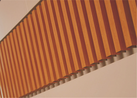 Tetto decorativo dell'alto grado dell'U-alluminio di profilo del soffitto a prova di fuoco dello schermo per l'edificio per uffici