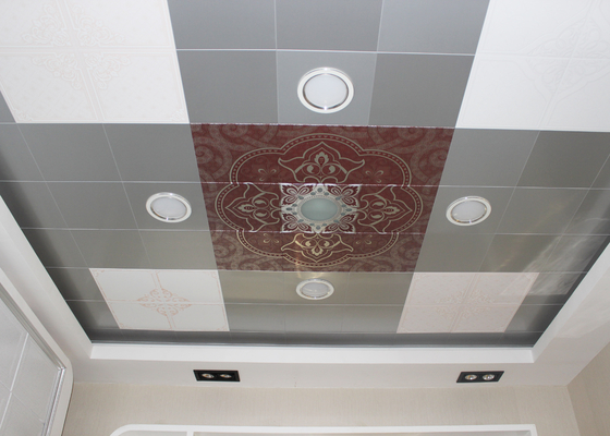 Il soffitto artistico di terza dimensione, soffitto residenziale piastrella 350mm x 550mm