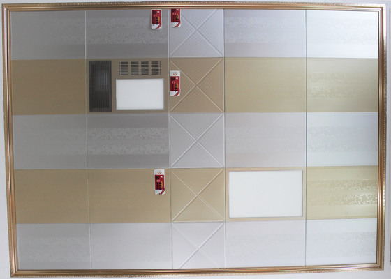 Clip artistica moderna in mattonelle 300mm x 300mm del soffitto, impresso/fotoossidazione