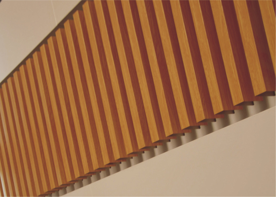 Pannelli per soffitti dell'interno lineari del metallo della striscia falsa di alluminio per lo sviluppo del materiale decorativo
