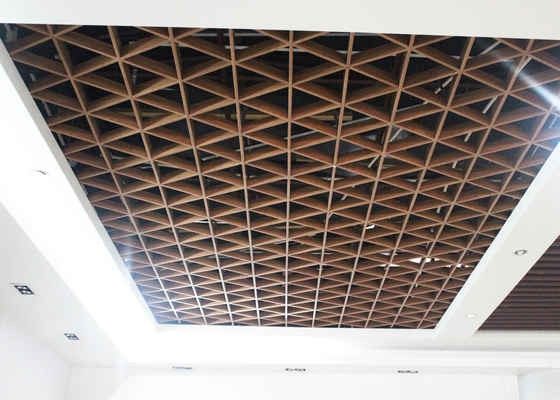 Soffitto aperto della griglia del soffitto di griglia sospeso alluminio inossidabile alla moda per posta di compera