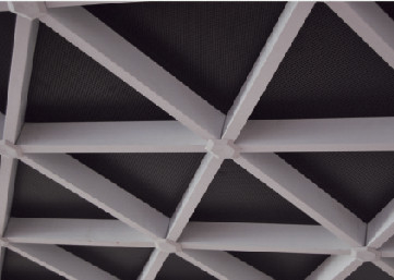 Mattonelle commerciali espelse del soffitto del triangolo, griglia sospendente di alluminio del soffitto