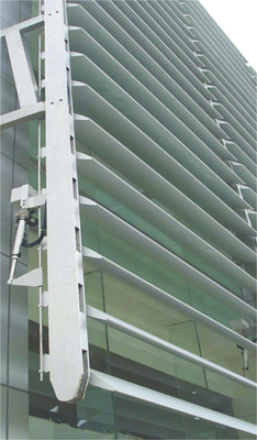 Ellittico ovale del sistema di alluminio di legno automatico del parasole per la struttura d'acciaio dell'ampia luce