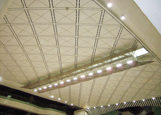 La barra di T risieduta nel soffitto piastrella di alluminio/ha perforato la griglia delle mattonelle del soffitto per il soffitto quadrato dell'interno