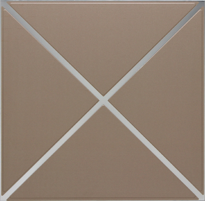Mattonelle artistiche del soffitto dello specchio interno del metallo per le mattonelle del soffitto dei seminterrati 2 x 2, GB/T28001-2011