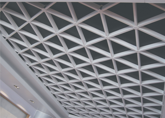 emulsione del soffitto di griglia del metallo/soffitto quadrati dell'interno griglia della metropolitana anticorrosivo