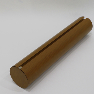 Spessore rotondo del soffitto 0.7-1.0mm del tubo del deflettore di alluminio di legno del grano