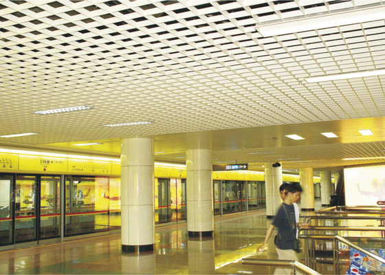 L'alluminio ha sospeso le mattonelle commerciali del soffitto/soffitto architettonico Tegular