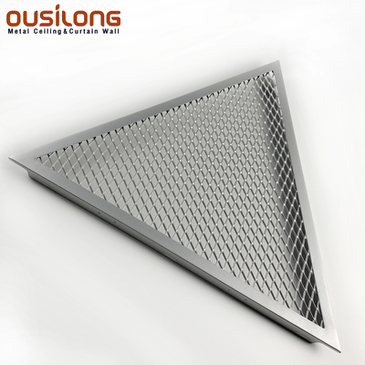 La forma poligonale ha sospeso i pannelli per soffitti acustici di alluminio
