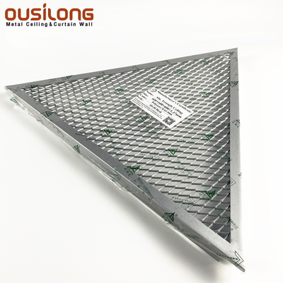 La forma poligonale ha sospeso i pannelli per soffitti acustici di alluminio