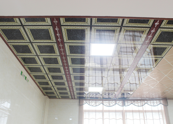 Piccolo controllo che sospende le mattonelle Tegular del soffitto artistico per il modello spaziale domestico
