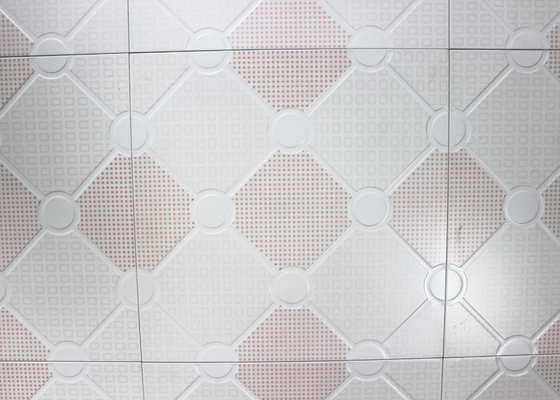 Mattonelle artistiche del soffitto del modello geometrico, clip impermeabile durevole nel soffitto