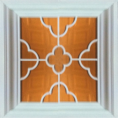 Mattonelle del soffitto di goccia dello specchio incorniciate alluminio, soffitto dell'interno di struttura di 3 D