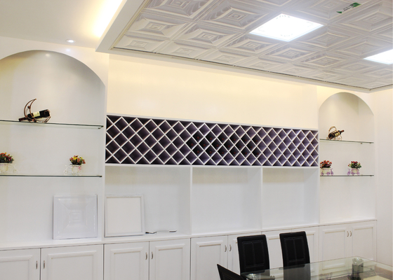 Belle mattonelle artistiche interne del soffitto di Decorational con la struttura di alluminio