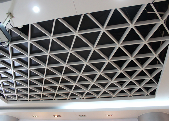 Ampio soffitto del metallo di griglia della sospensione, mattonelle aperte del soffitto delle cellule della griglia