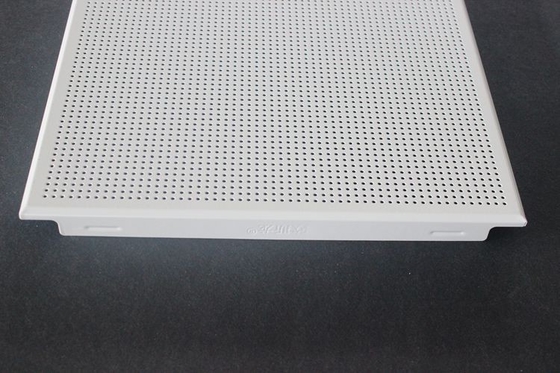 Sopravviva l'alluminio acustico resistente delle mattonelle del soffitto/bianco d'acciaio galvanizzato ricoperti