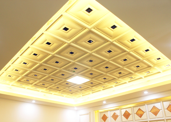 Nuova clip di alluminio in mattonelle artistiche del soffitto con effetto moderno irregolare speciale