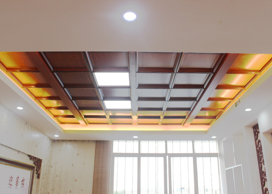 Il soffitto di alluminio artistico piastrella la goccia per la decorazione domestica moderna