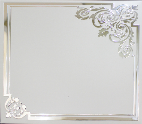 Alluminio con stampa, mattonelle artistiche dello specchio del soffitto per la decorazione del salone