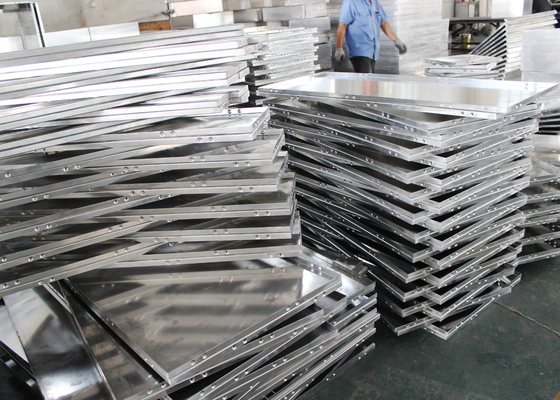 Pannelli di parete rivestiti durevoli eccellenti di alluminio solidi, pannelli di alluminio 1220 x 2440mm