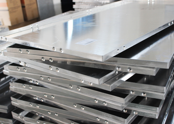 Pannelli di parete di alluminio di profilo per rivestimento di costruzione, pannello solido di alluminio celato